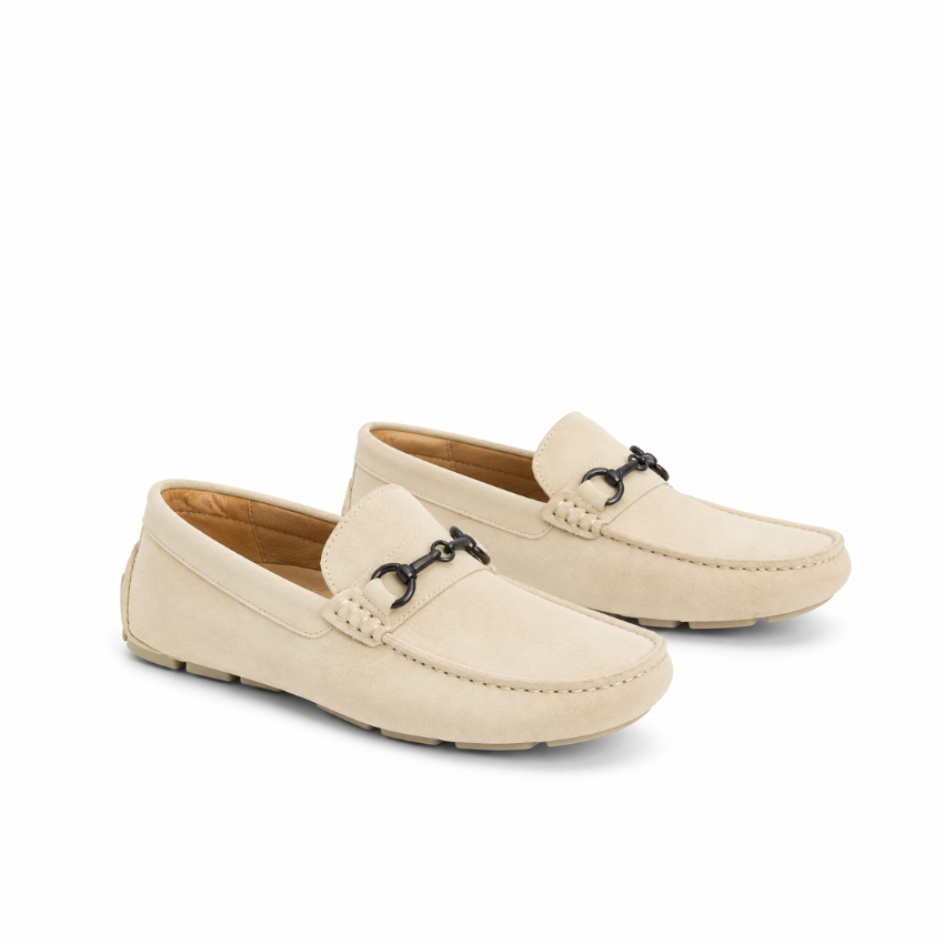Kenneth Cole Men Shoes-THEME BIT DRIVER TAUPE Kenneth Cole