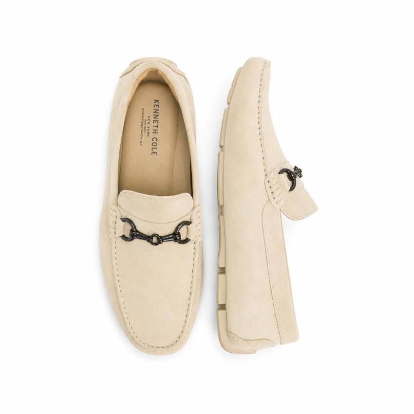 Kenneth Cole Men Shoes-THEME BIT DRIVER TAUPE Kenneth Cole