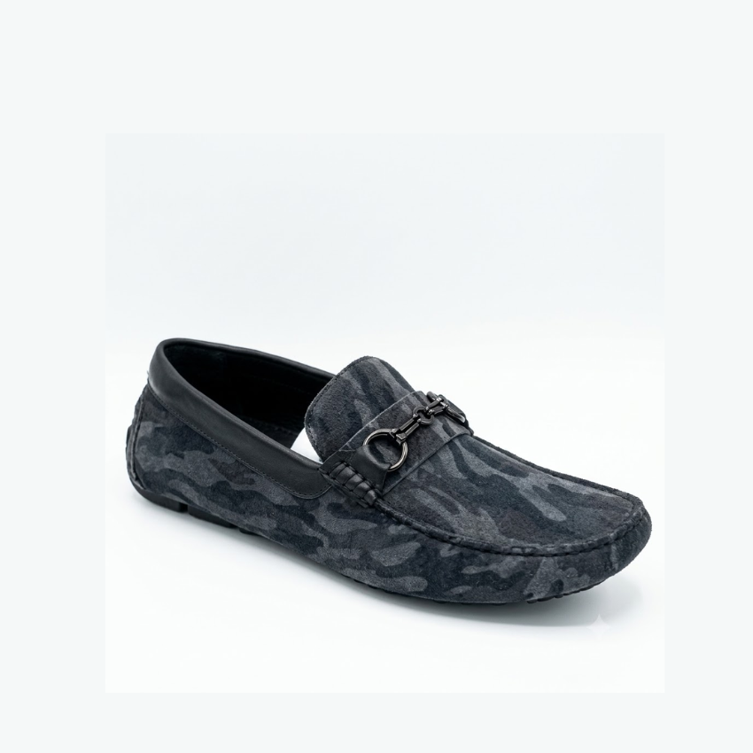 Kenneth Cole LOAFER THEME BIT DRIVER BLACK CAMO Kenneth Cole