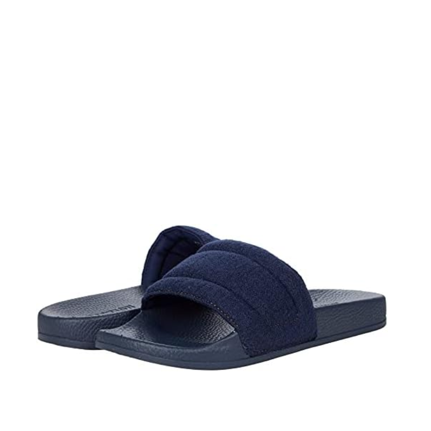 Kenneth Cole Men Shoes-SCREEN QUILTED SLIDE NAVY Kenneth Cole