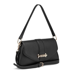 GUESS ERIKA FLAP CROSSBODY BROWN Guess