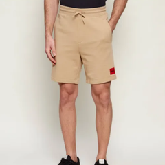 HUGO Diz222 Beige Regular Fit Shorts Hugo Boss
