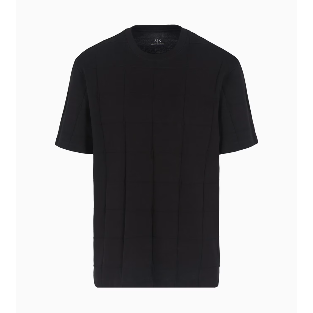 Armani Exchange REGULAR FIT ASV RIBBED COTTON T-SHIRT