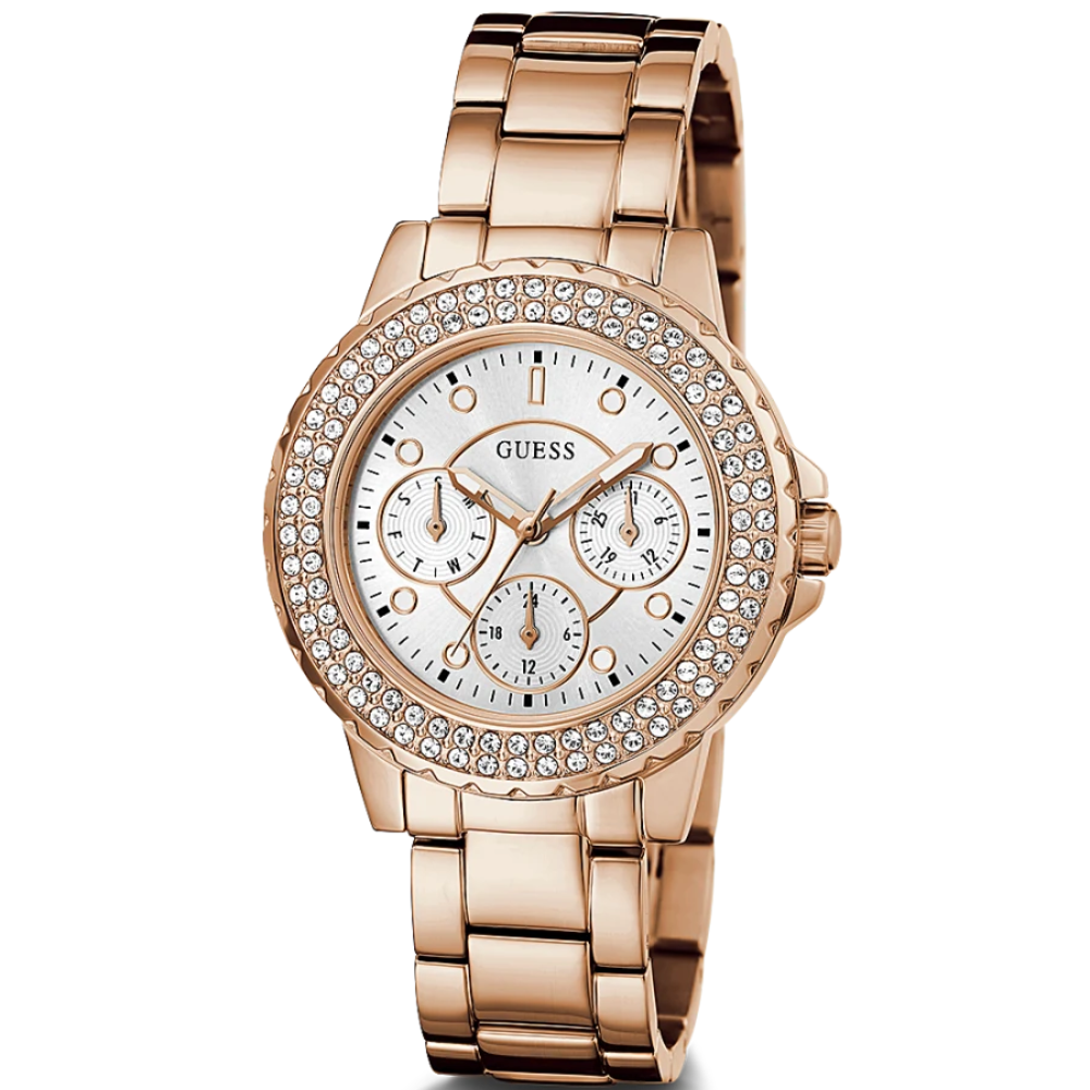 ROSE GOLD TONE STAINLESS STEEL WATCH GW0410L3