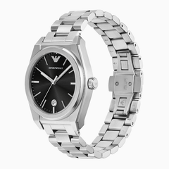 Emporio Armani Men’s Three-Hand Date Stainless Steel Watch