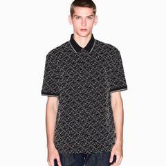 Armani Exchange Polo Shirt - BLACK AX LOGO ARMANI EXCHANGE