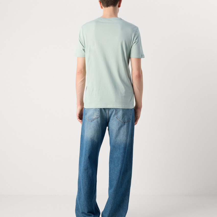 HUGO DAPUSI Cotton T-Shirt | Light Pastel Green Hugo Boss