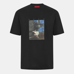 HUGO Dabolos Men’s Cotton T-Shirt | Black