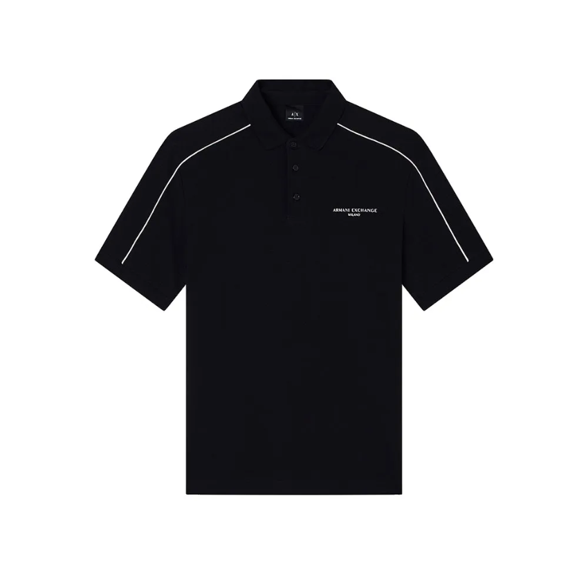 Armani Exchange Polo Shirt - BLACK ARMANI EXCHANGE