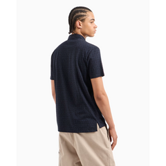 Armani Exchange Navy Lettering POLO