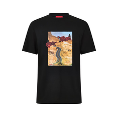 HUGO Dikerd Graphic Cotton Short-Sleeve T-Shirt Hugo Boss