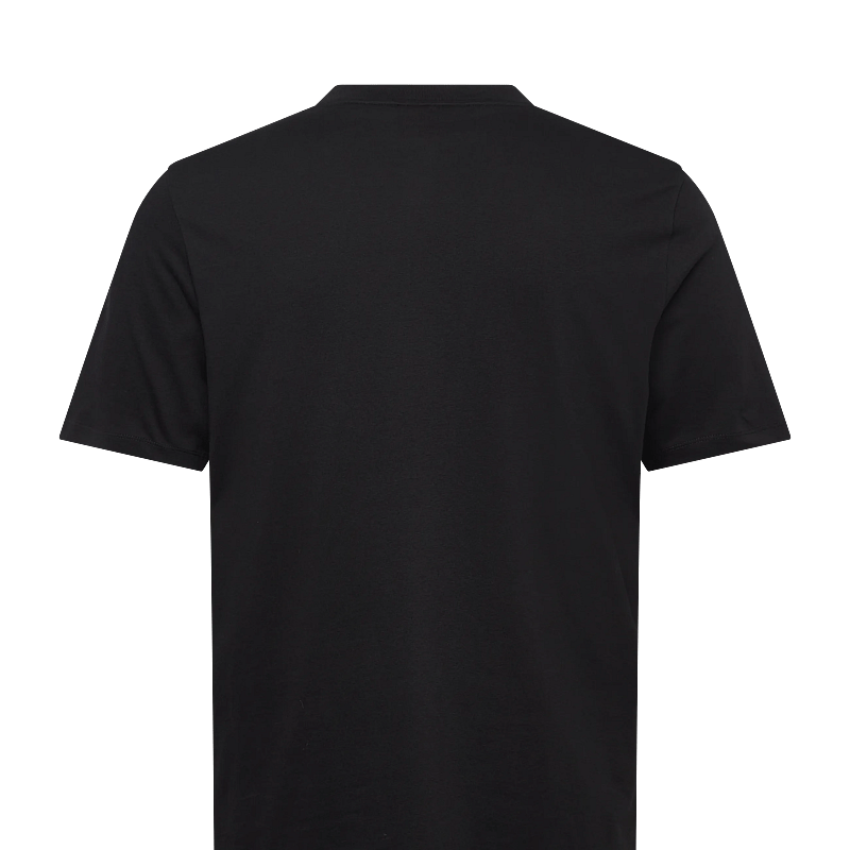 HUGO Diwom Short-Sleeved Cotton T-Shirt | Black Hugo Boss