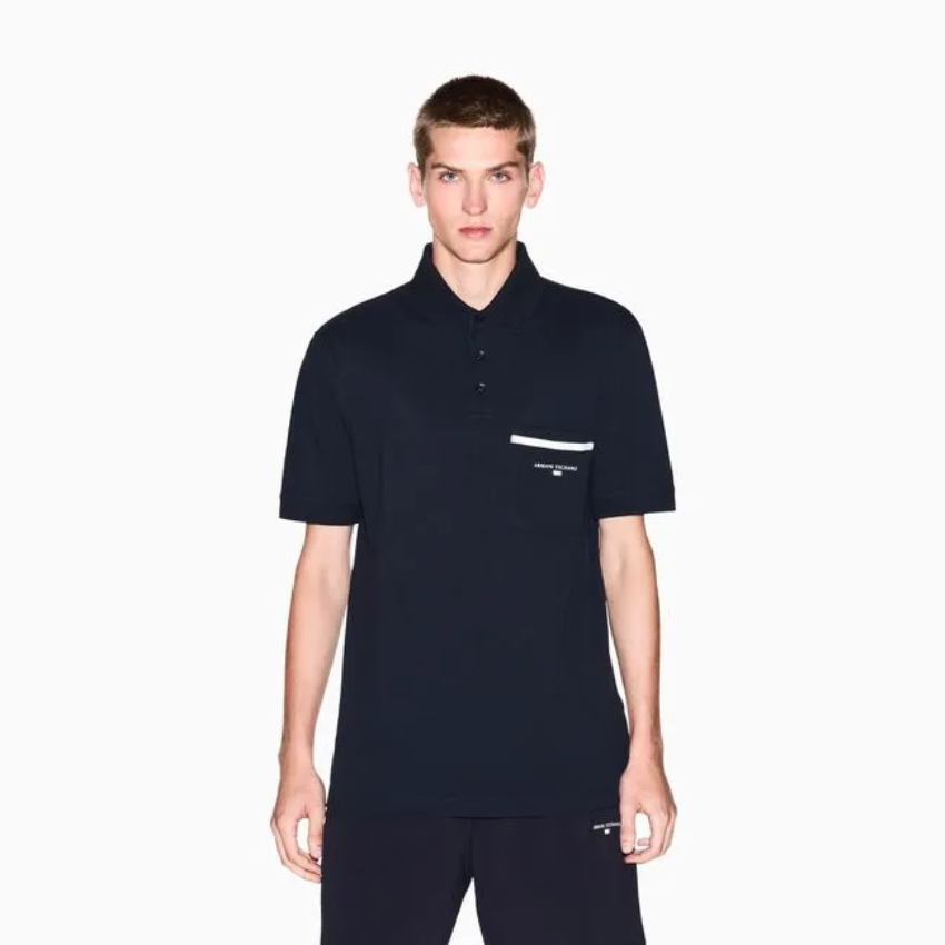 Armani Exchange Polo Shirt - DEEP NAVY ARMANI EXCHANGE