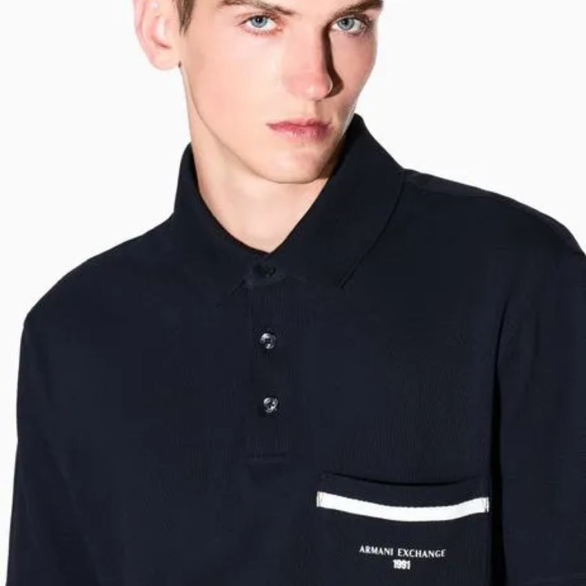 Armani Exchange Polo Shirt - DEEP NAVY ARMANI EXCHANGE