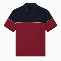 Armani Exchange Polo Shirt - DEEP NAVY POMEGRENATE ARMANI  XM001035 AF130261