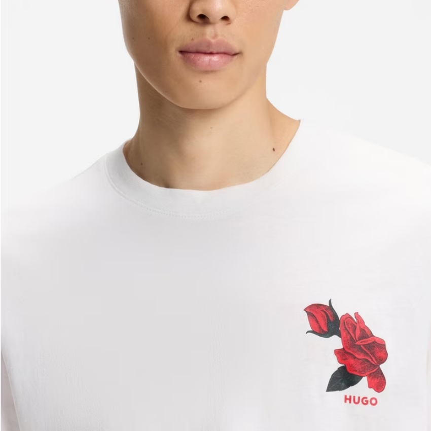 HUGO Dikerd Graphic Cotton T-Shirt Hugo Boss