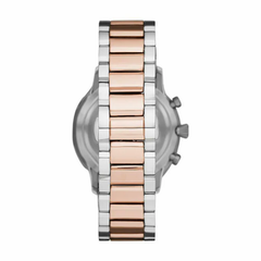 Emporio Armani AR11209 Men’s Chronograph Watch – Rose Gold Steel & White Dial