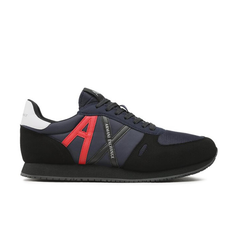 Armani exchange canvas trainers best sale