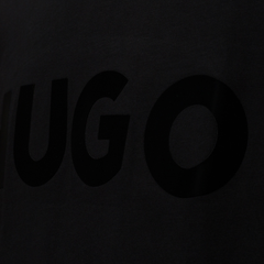 HUGO BOSS Dinkee Cotton T-Shirt | Black Hugo Boss