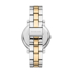 Michael Kors Corey MK7348 Women?s Analog Watch ? Silver Dial & Two-Tone Steel Strap