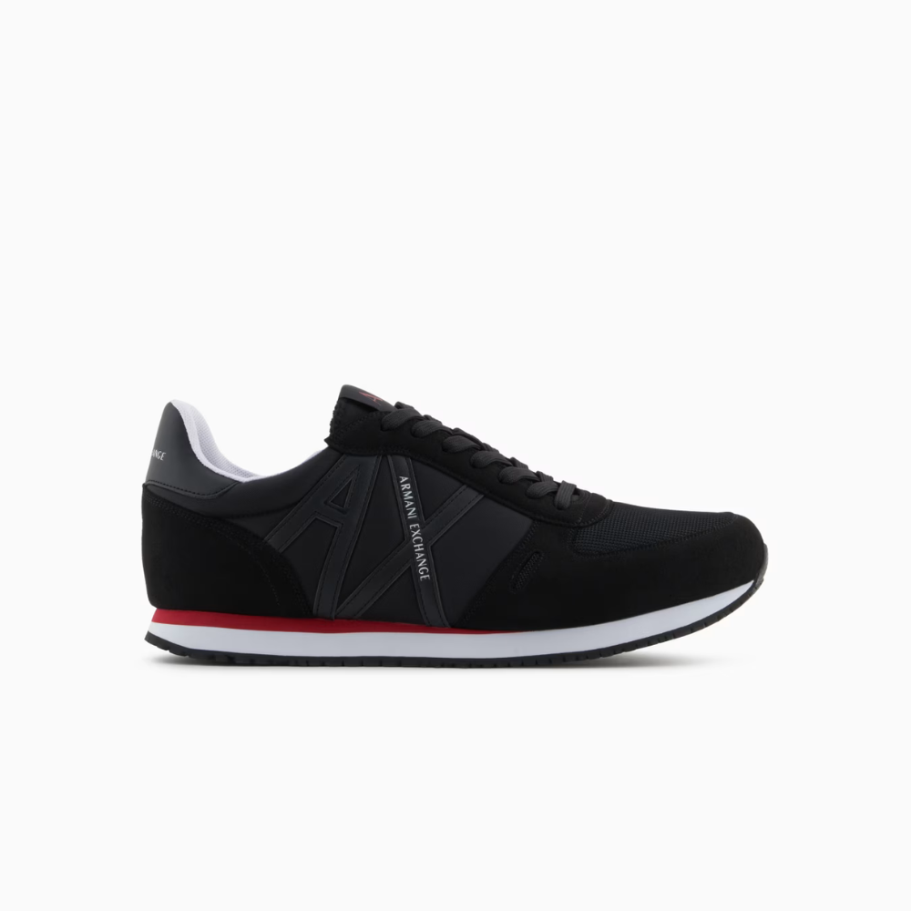 Armani Exchange SNEAKERS IN ECO-SUEDE Full Black