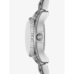 Michael Kors Mini Lexington Pavé Silver-Tone Watch - MK4864