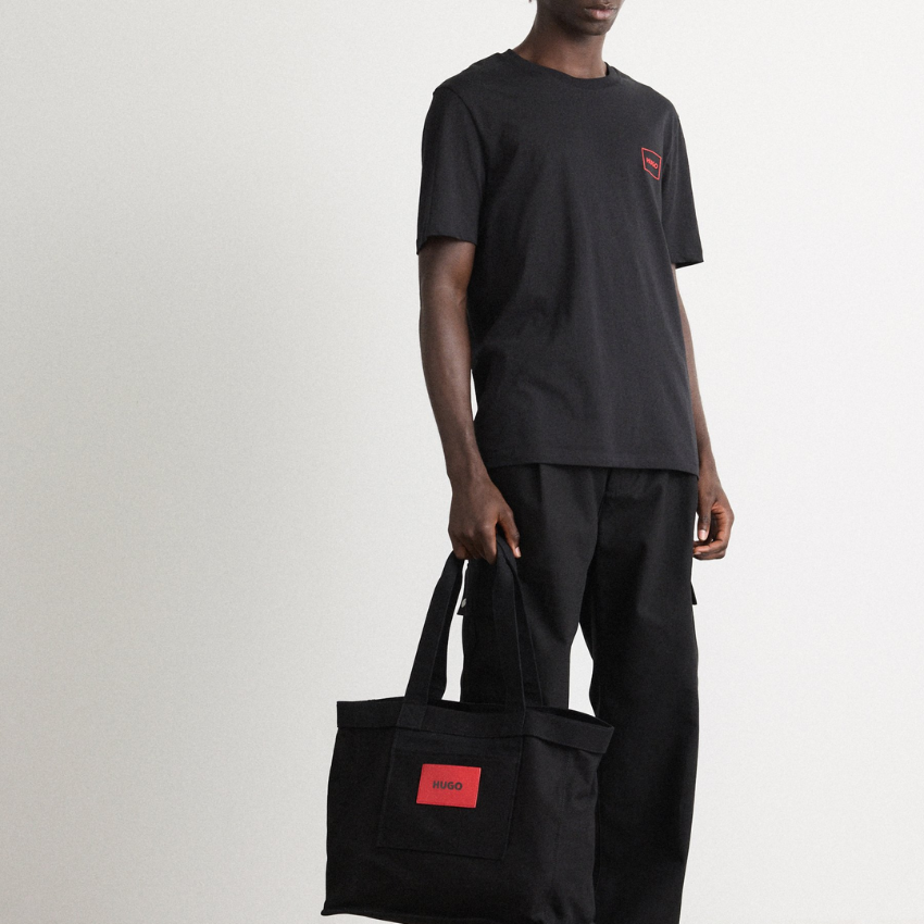 DUGOPAK Basic Cotton T-Shirt | Black Hugo Boss