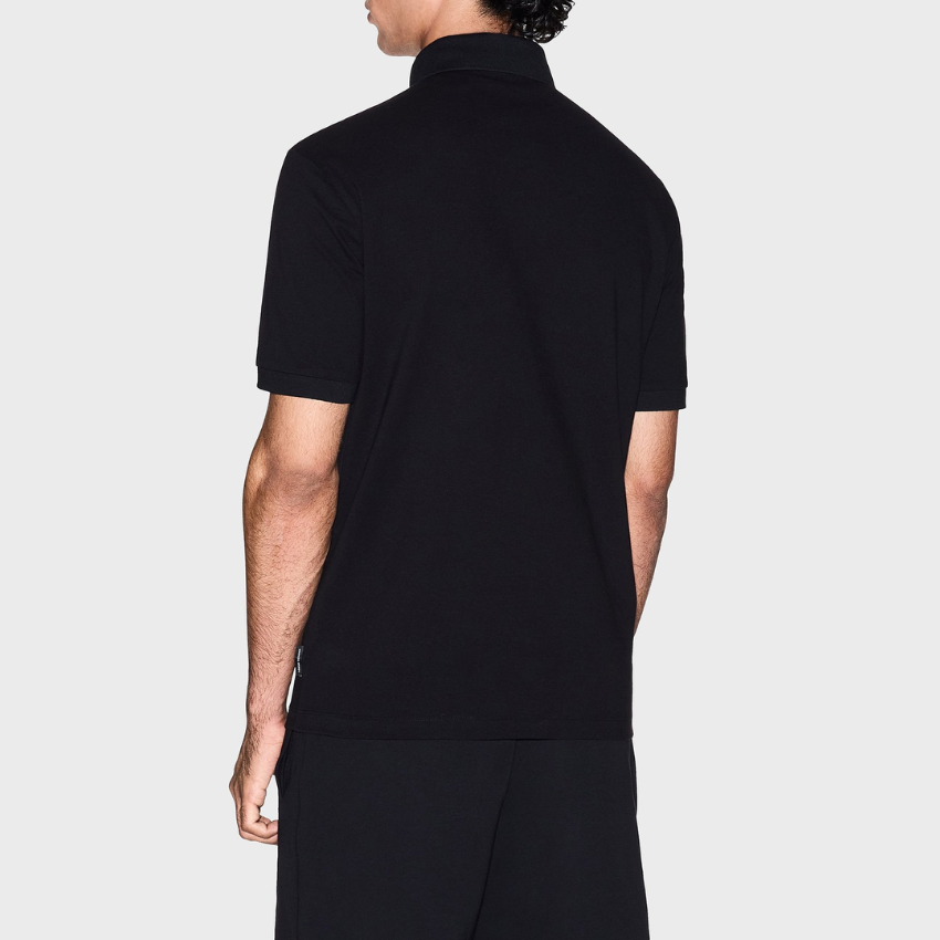 Armani Exchange Polo Shirt - BLACK SHADE GOLD ARMANI EXCHANGE