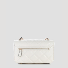 GUESS White libby flap crossbody bag Guess