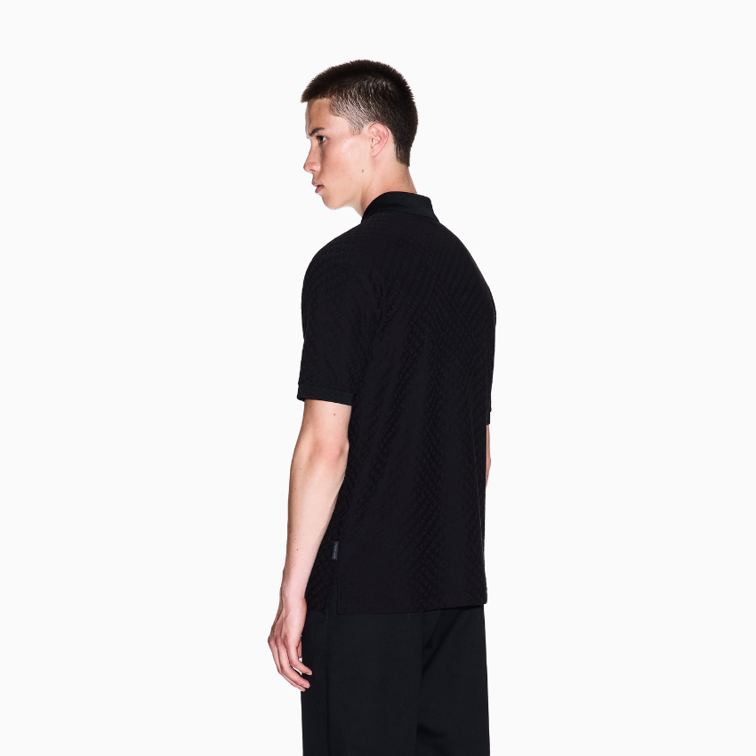 Armani Exchange Polo Shirt -  BLACK ARMANI EXCHANGE