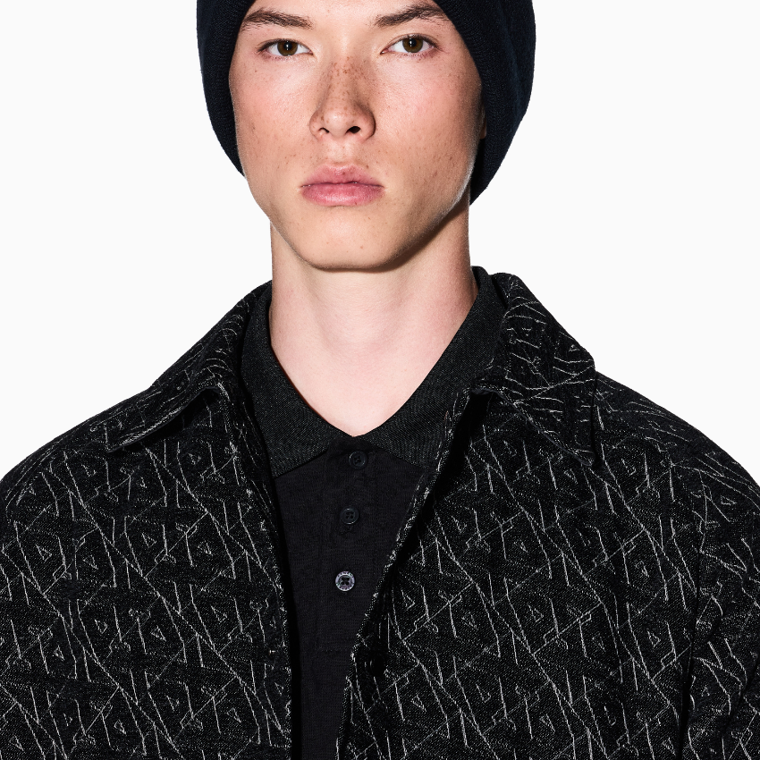 Armani Exchange Polo Shirt -  BLACK ARMANI EXCHANGE
