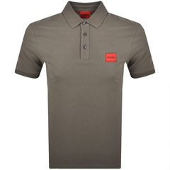 HUGO Dereso222 Slim-Fit Cotton Polo Shirt  | Medium Grey Hugo Boss