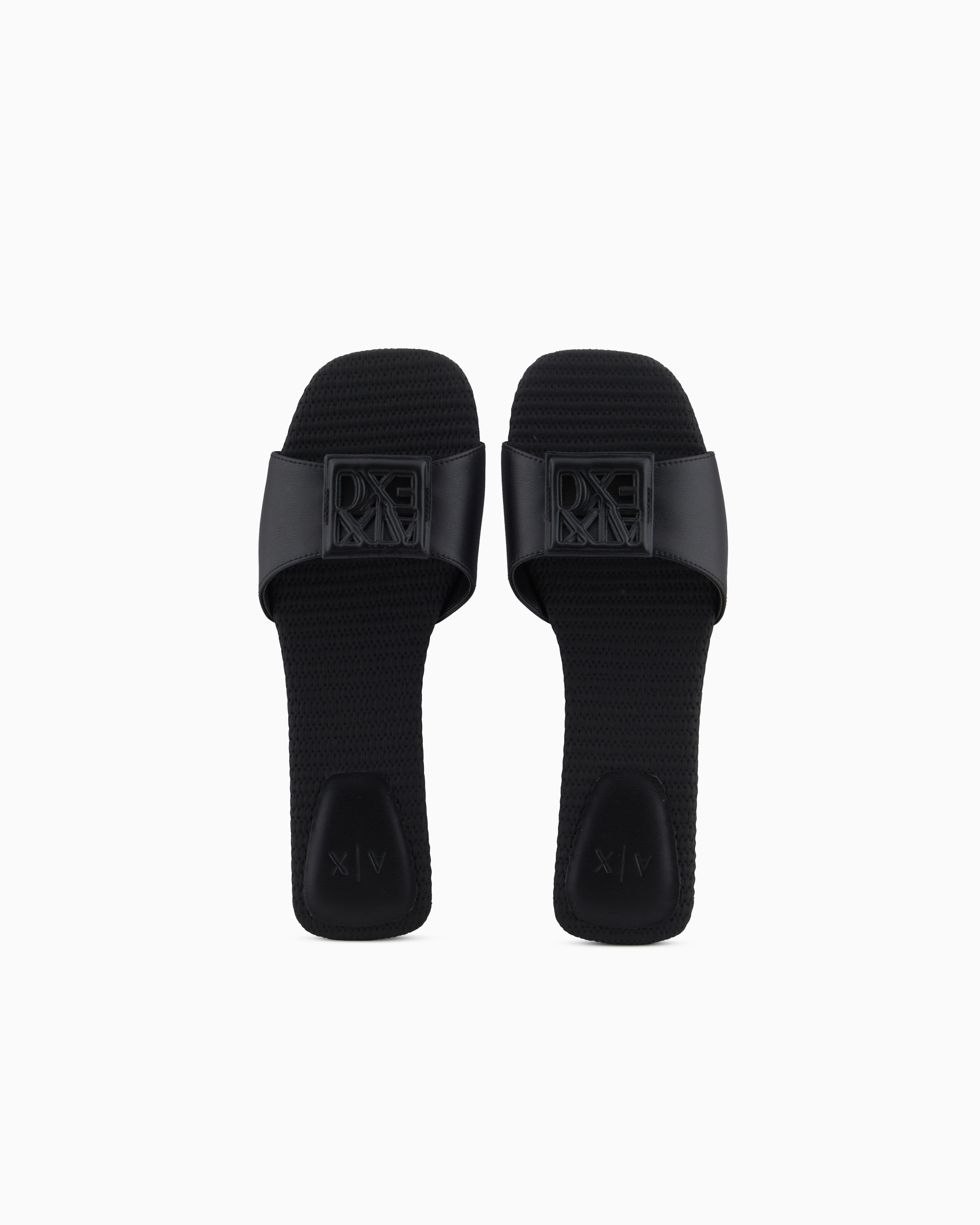 Armani Exchange Slippers with band and logo