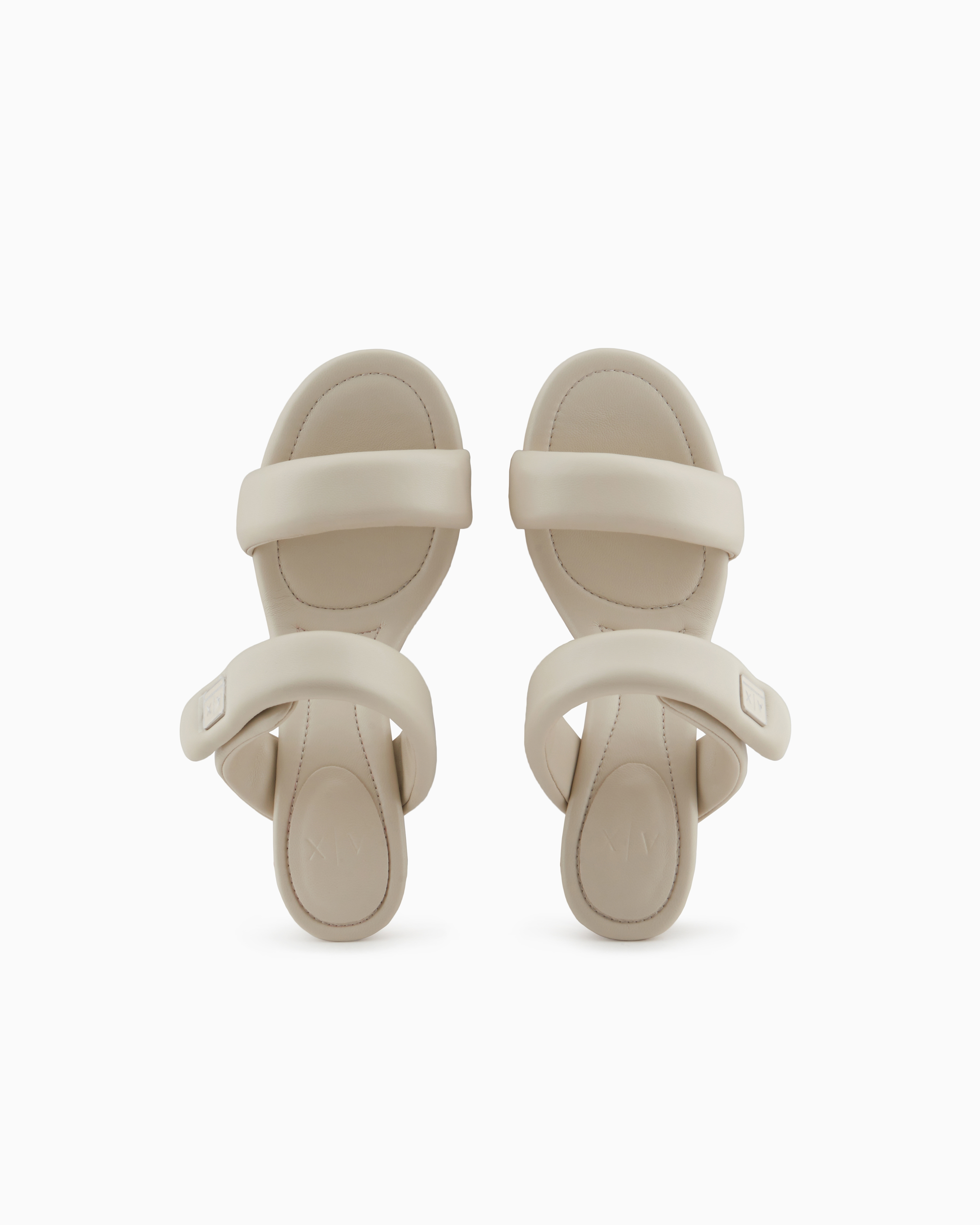 Armani Exchange Heeled sandals with two straps