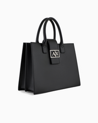 Armani Exchange ASV Trapeze Handbag Black