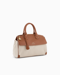 Armani Exchange Large Canvas Tote Bag