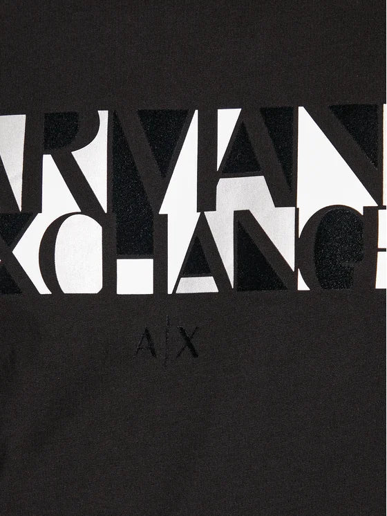 Armani Exchange T-Shirt  Black Regular Fit