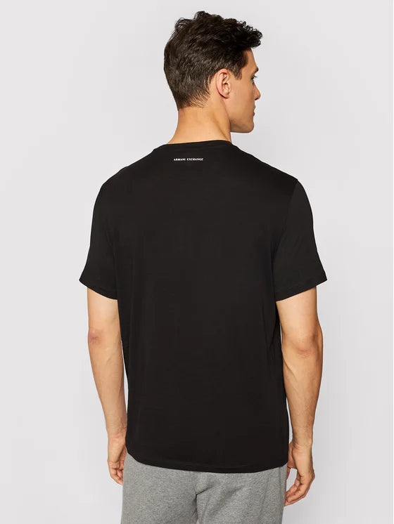 Armani Exchange Black Slim Fit T-shirt
