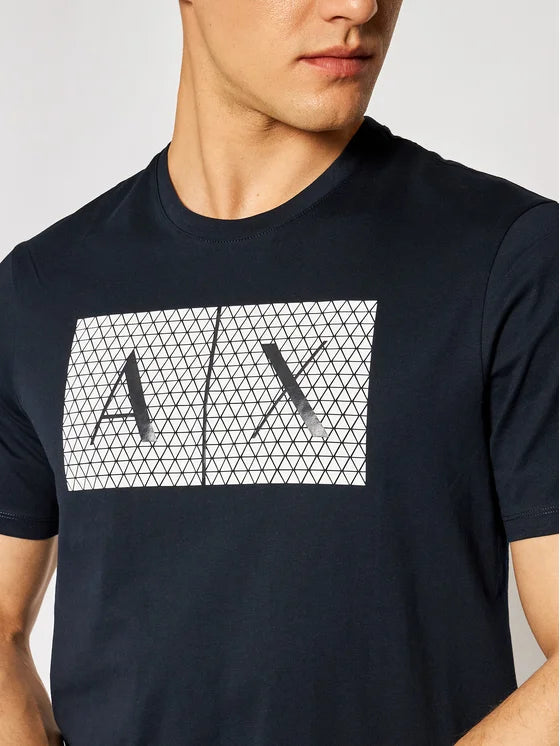 Armani Exchange Dark Blue Slim Fit T-shirt