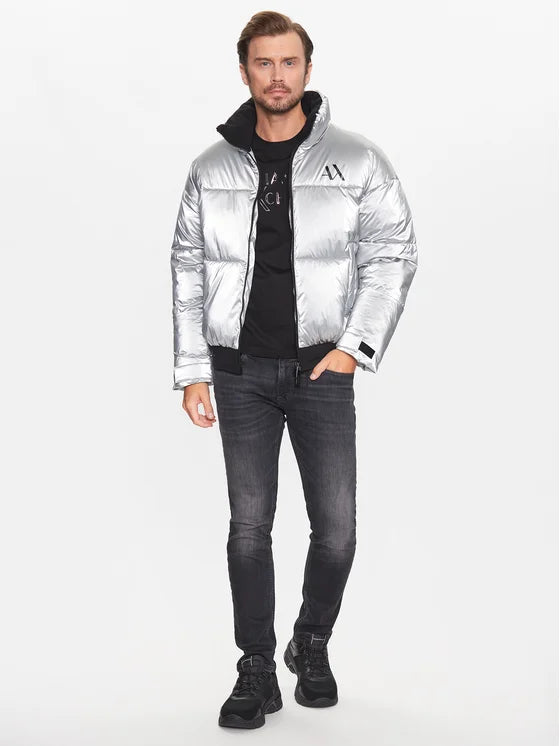 Armani exchange quilted jacket best sale