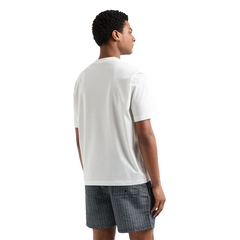 Armani Exchange Regular fit T-shirt with print on the chest Off-White