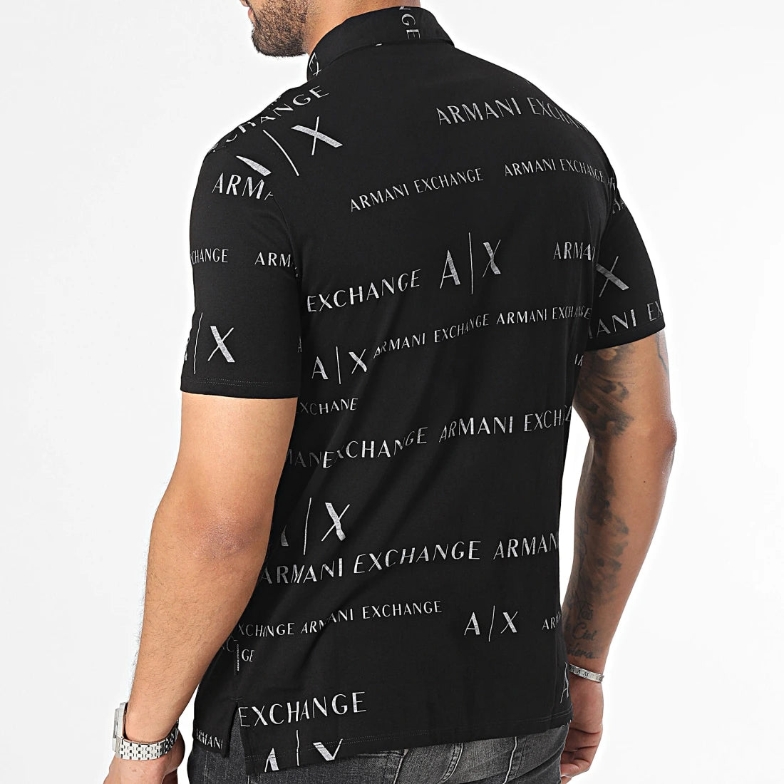 ARMANI EXCHANGE Short Sleeve Polo Shirt