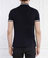 Armani exchange zipped polo shirt