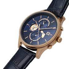 Tommy Hilfiger Men’s Quartz Blue Leather Strap Blue Dial 44mm Watch 1710503
