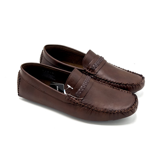 Kenneth Cole Reaction-Sirocco Braided Men Shoes Coffee