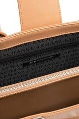 Armani Exchange ASV Trapeze Handbag Camel Rose