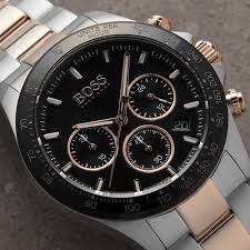 Hugo Boss Men’s Analog Stainless Steel Black Dial 45mm Watch 1513757