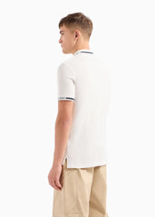 Armani exchange zipped polo shirt