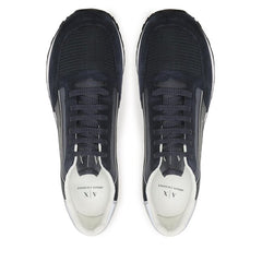 ARMANI EXCHANGE Shoes-SNEAKERS  Navy/Silver