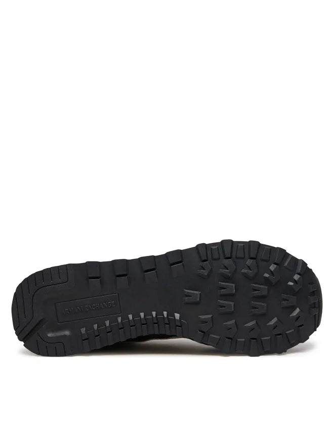 Armani Exchange Men’s Suede Sneakers Jet Set Cream
